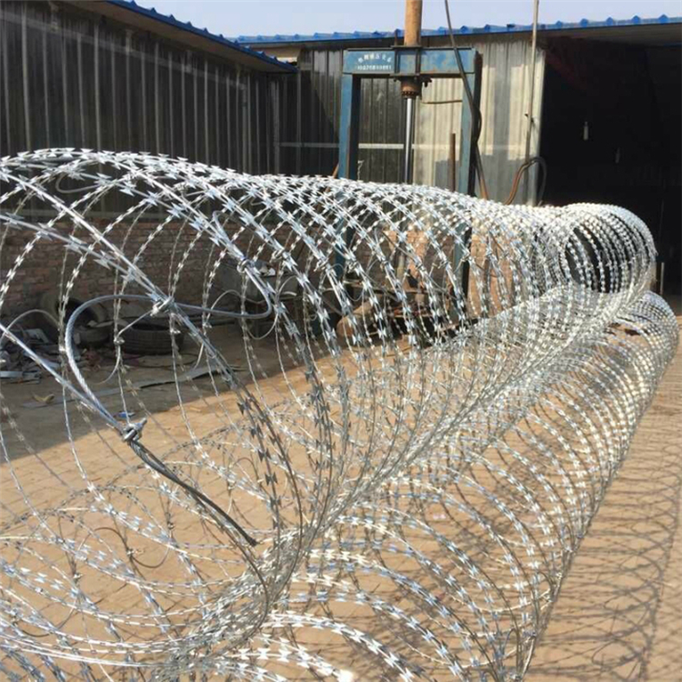 熱鍍鋅刀片刺繩刺絲滾籠圖片2 熱鍍鋅刀片刺繩刺絲滾籠圖片2